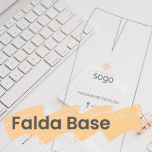 Falda base en escala