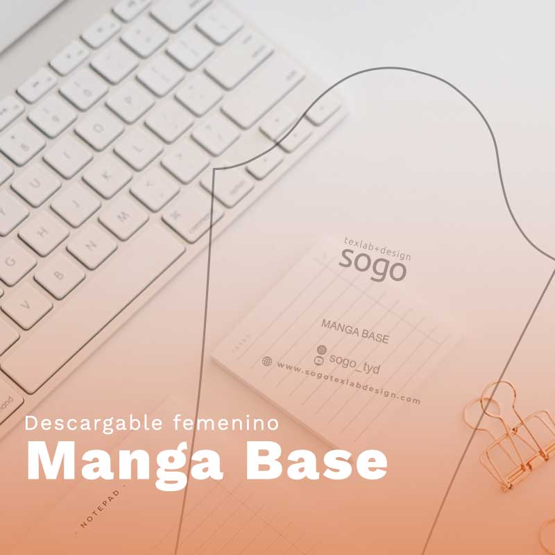 Manga Base femenino descargable 1 Patron-Manga-Base-Femenino