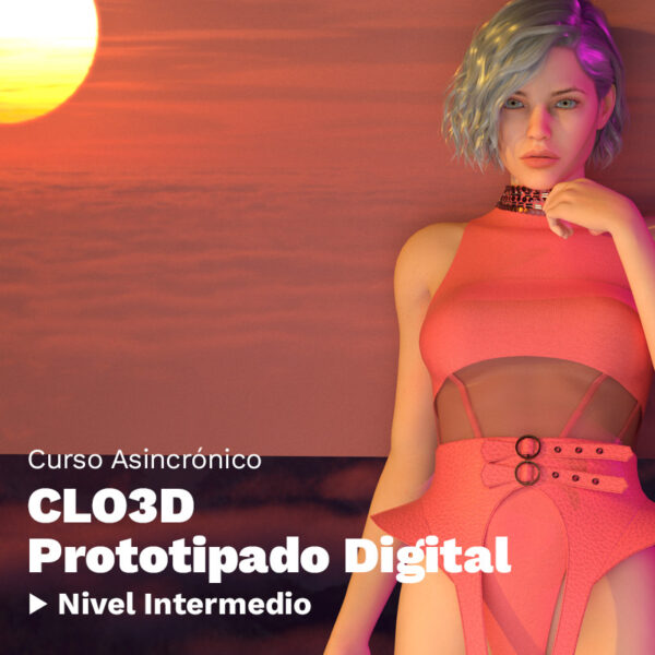 clo3d patronaje digital asinconico intermedio
