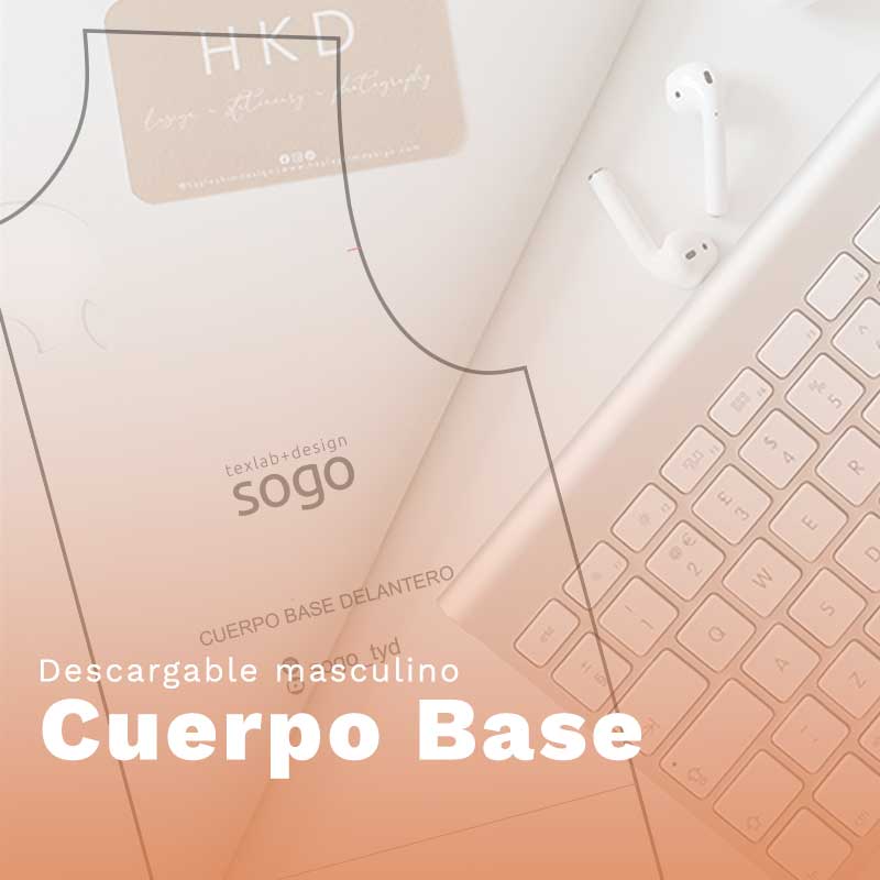 Cuerpo Base masculino descargable - Tejido Plano 1 Patron-Cuerpo-Base-masculino